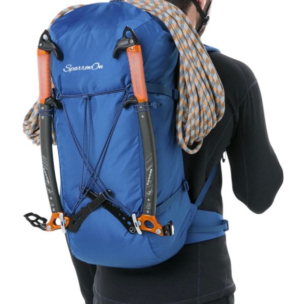 45L blue backpack
