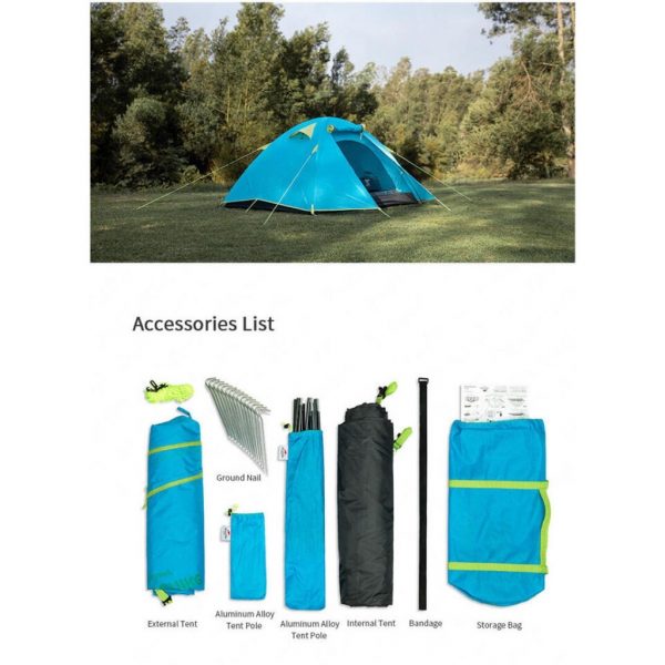 3-4 ppl camping tent